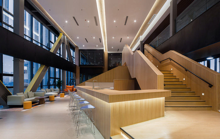 聯合辦公吧臺裝修設計效果圖