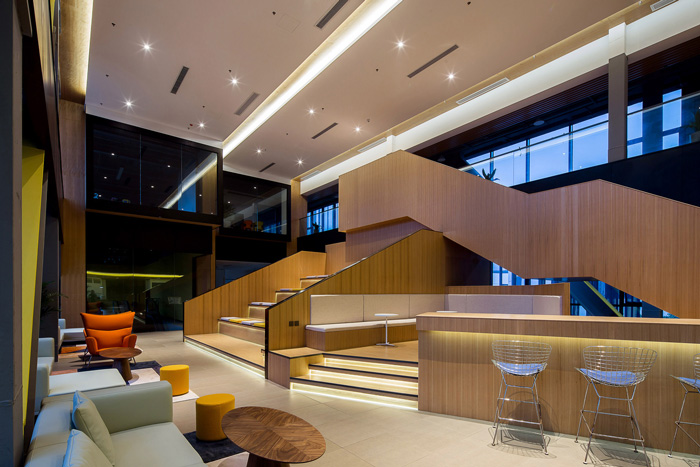 聯合辦公交流區裝修設計效果圖