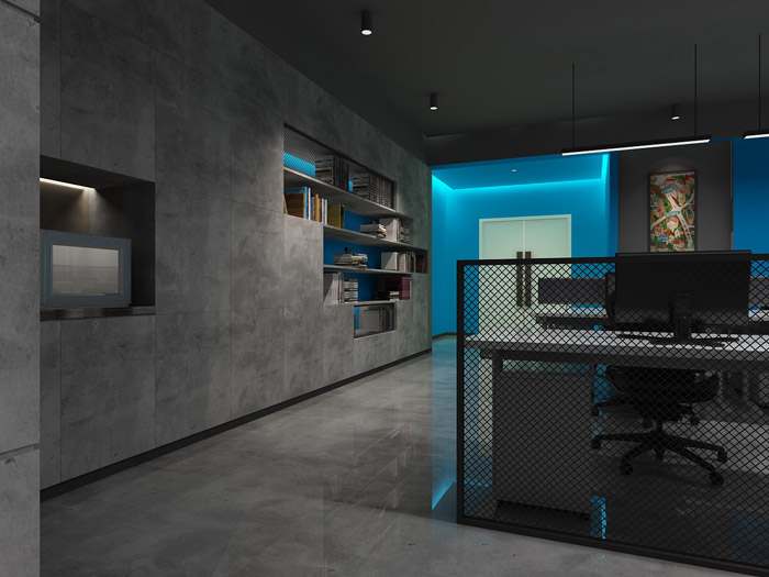 科技公司辦公區裝修設計效果圖