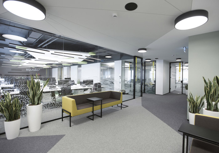 電子科技公司接待區裝修設計效果圖