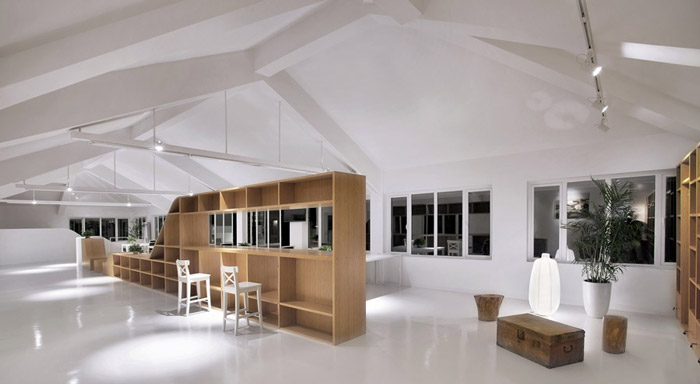 工廠辦公室二樓辦公區改造方案