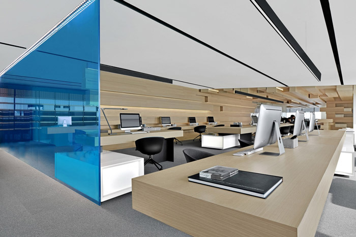 甲級寫字樓辦公區裝修設計效果圖