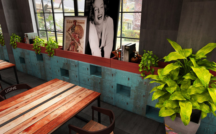 服裝公司儲藏區裝修設計效果圖