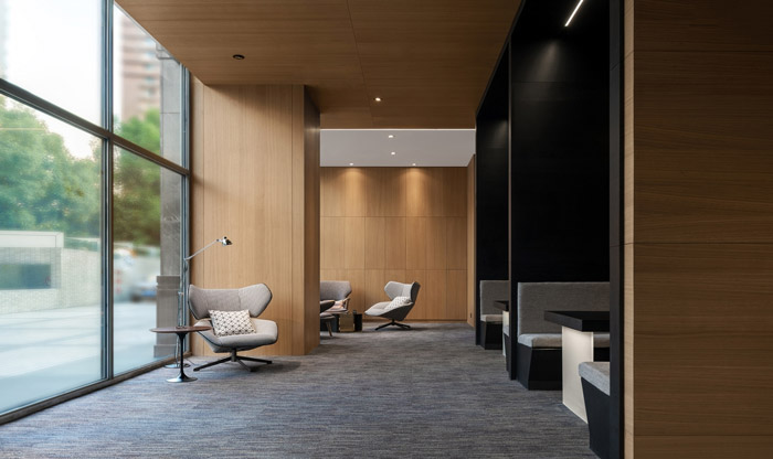 家居公司辦公室交流區裝修設計方案