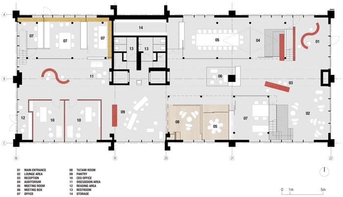 創意園區辦公室一層平面圖