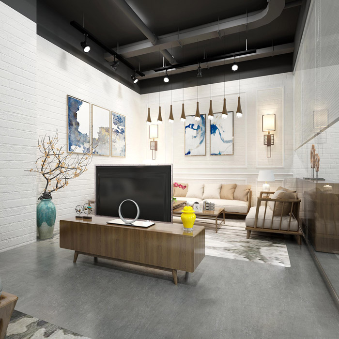 工業(yè)風辦公室交流區(qū)裝修效果圖