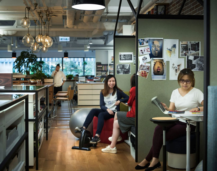 分公司辦公室辦公區裝修效果圖