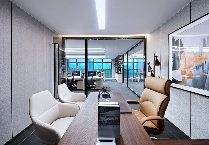 公司寫字樓經(jīng)理辦公室裝修設(shè)計效果圖