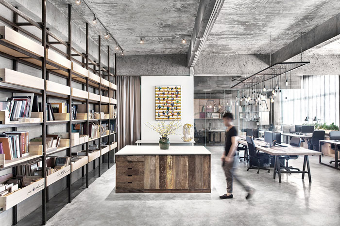 顧問公司辦公室過道裝修設計效果圖