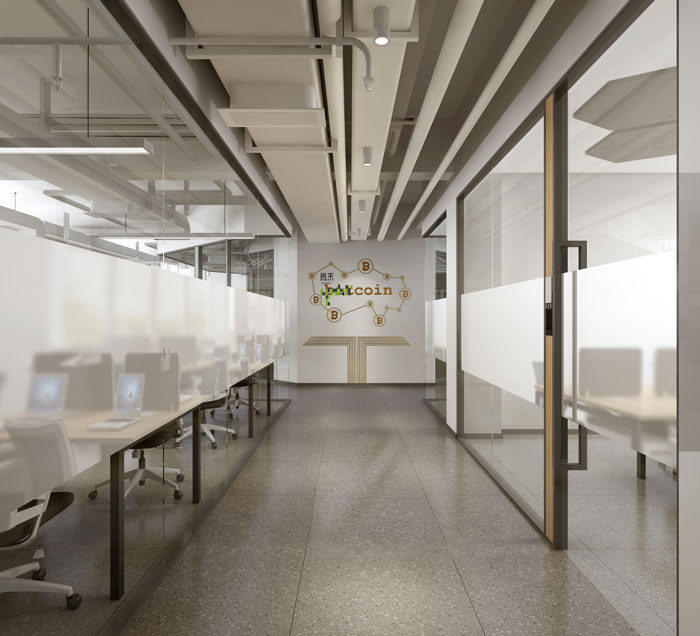 杭州聯(lián)合辦公過道裝修設(shè)計效果圖