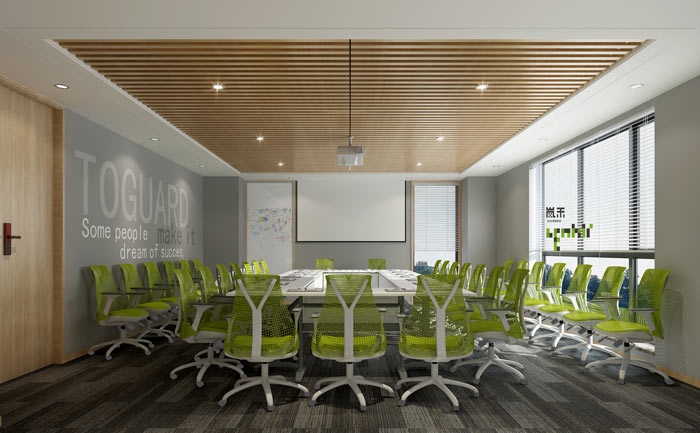 杭州科技公司辦公室會(huì)議室裝修設(shè)計(jì)效果圖