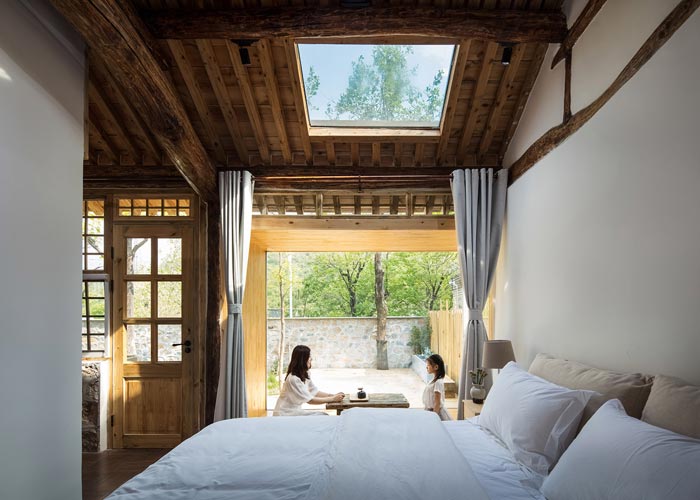 鄉村景區民宿客房裝修設計效果圖