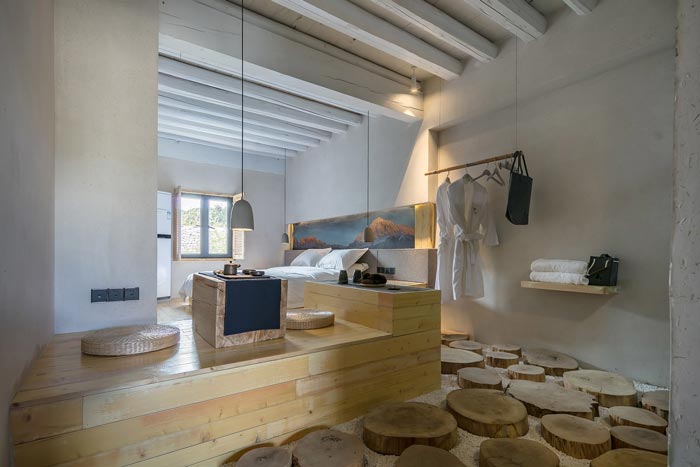 簡約民宿大床房裝修設計效果圖