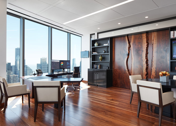 分公司總經理辦公室裝修設計效果圖