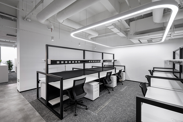 半導體公司辦公室辦公區(qū)設計案例